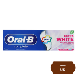 Oral-B Complete Plus Extra White Toothpaste-75ml