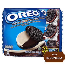 Oreo Dark & White Chocolate Flavoured Sandwich Cookies 256.5gram