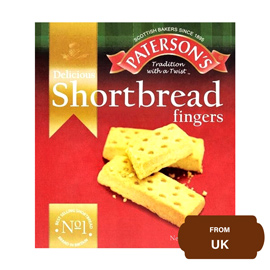 Paterson's Delicious Shortbread Fingers-300 gram