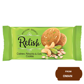 Relish Cashew, Pistachio & Oats Cookies-42 gram