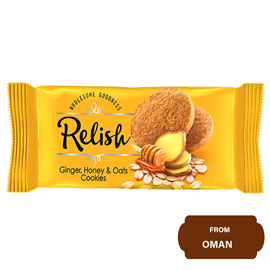 Relish Ginger, Honey & Oats Cookies-42 gram