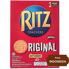 Ritz Original Salty Crackers 300gram (100g x 3 packet)