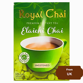 Royal Chai Premium Instant Tea Elaichi Tea (Sweetened) 220 gram