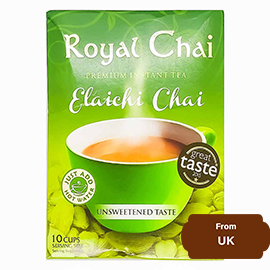 Royal Chai Premium Instant Tea Elaichi Tea (Unsweetened) 180 gram