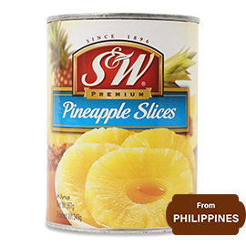 S & W Premium Pineapple Slices 567 gram