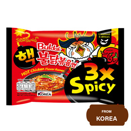 Samyang Buldak 3X Hot Chicken Flavour Ramen-140 gram