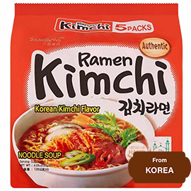 Samyang Ramen Kimchi Flavour Noodle Soup 600gram (120g x 5 packet)