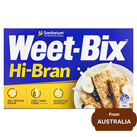 Sanitarium Weet-bix Hi Bran Breakfast Cereal Biscuit 750g