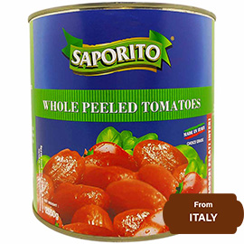 Saporito Whole Peeled Tomato 2550gram