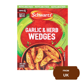 Schwartz Garlic & Herb Wedges Mix 38 gram