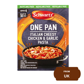 Schwartz One Pan Italian Cheesy Chicken & Garlic Pasta 32 gram