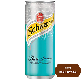 Schweppes Bitter Lemon can 320 ml, 11.26 fl