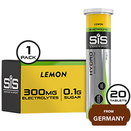 Science in Sport (SIS) Hydro Electrolyte Effervescent Tablets, Lemon Flavoured