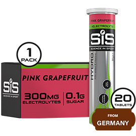 Science in Sport (SIS), Hydro Electrolyte Effervescent Tablets, Pink grapefruit Flavoured