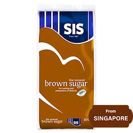 SIS fine textured brown sugar 800gram