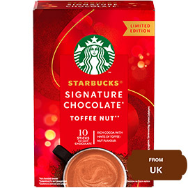 Starbucks Signature Chocolate Toffee Nut Limited Edition (10x20g)-200 gram