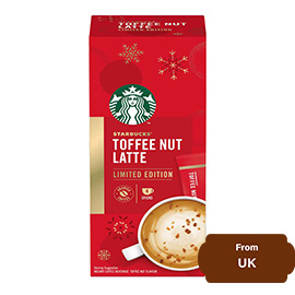 Starbucks Toffee Nut Latte Limited Edition 86gram (21.5gram 4 Sachet)