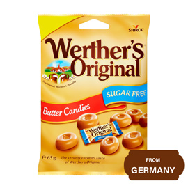 Storck Werther's Sugar-Free Caramel Butter Candies-65 gram