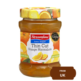 Streamline Thin Cut Orange Marmalade Less Sugar 340 gram