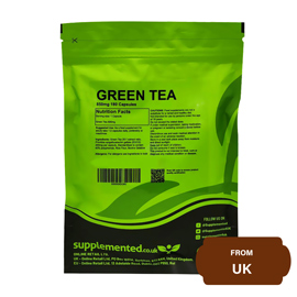 Supplemented Green Tea Extract 850mg-180 capsules