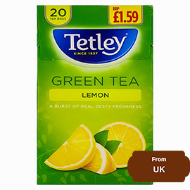 Tetley Green Tea Lemon 40 gram (20 tea bags)