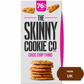 The Skinny Cookie Co Choc Chip Thins 128gram