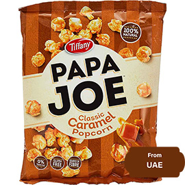 Tiffany Papa Joe Popcorn Classic Caramel 140gram
