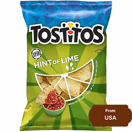 Tostitos Hint Of Lime Tortilla Chips 283.5gram