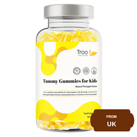 Troo Health Care Tummy Gummies Probiotics with Vitamins for Kids from 3 years & Upwards -150 Gummies