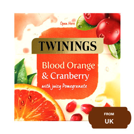 Twinings Blood Orange & Cranberry with Juicy Pomegranate Teabags-40 gram (20 tea bags)