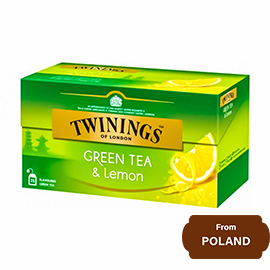 Twinings of London Green tea Lemon 40gram (1.6gram 25 Sachet)