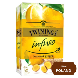 Twinings Of London Infuso Lemon & Ginger-30gram (1.5gram 20 Sachet)