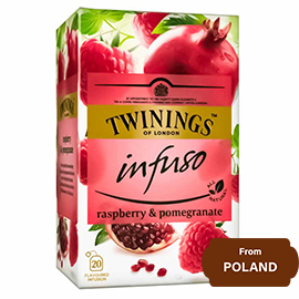 Twinings of London Infuso Raspberry & Pomegranate, 40gram (2gram 20 Sachet)
