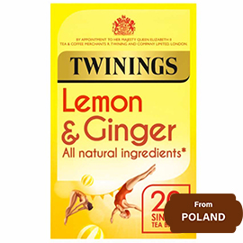 Twinings of London Lemon & Ginger-30gram (1.5gram 20 Sachet)