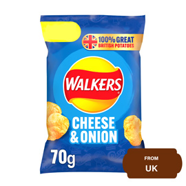 Walkers Glorious Cheese & Onion Potato Chips-70 gram