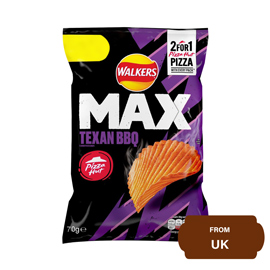 Walkers Max Pizza Hut Texan BBQ Chips-70 gram