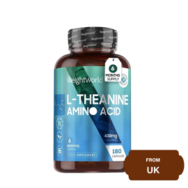 WeightWorld L-Theanine Amino Acid 400mg-180 capsule